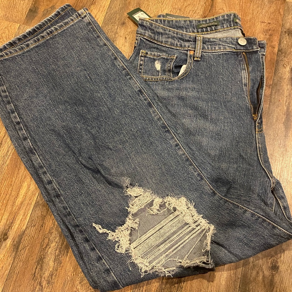 Distressed Jean. Brand new with tags. Size 16W